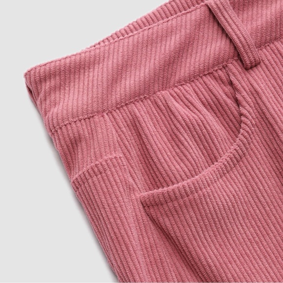 👖 CIDER Soft Pink Corduroy Straight Leg Pants, 90s Fashion, Size XL - Picture 11 of 13